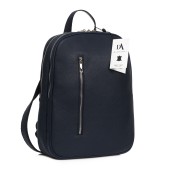 Rucsac laptop 14 inch din piele naturala DiAmanti Rovereto Bleumarin